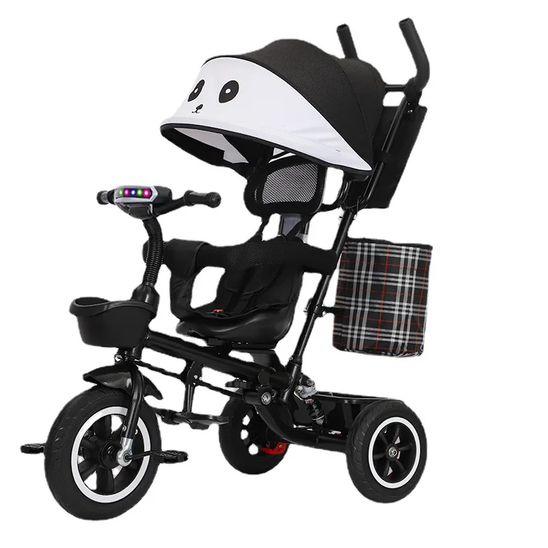 3 in 1 Drehbare Sitz kinder Dreirad Klapp Drei rad Baby Kinderwagen Baby Fahrrad Bike Mit Musik Für 1-6 jahre alt