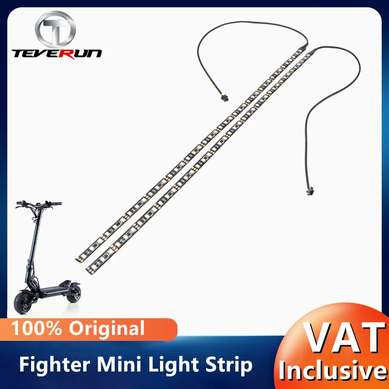 Original Light Strip For Teverun Fighter Mini/FighterMini Pro/FighterMini ECO Electric Scooter Stem/Deck/Stem LED Light Parts