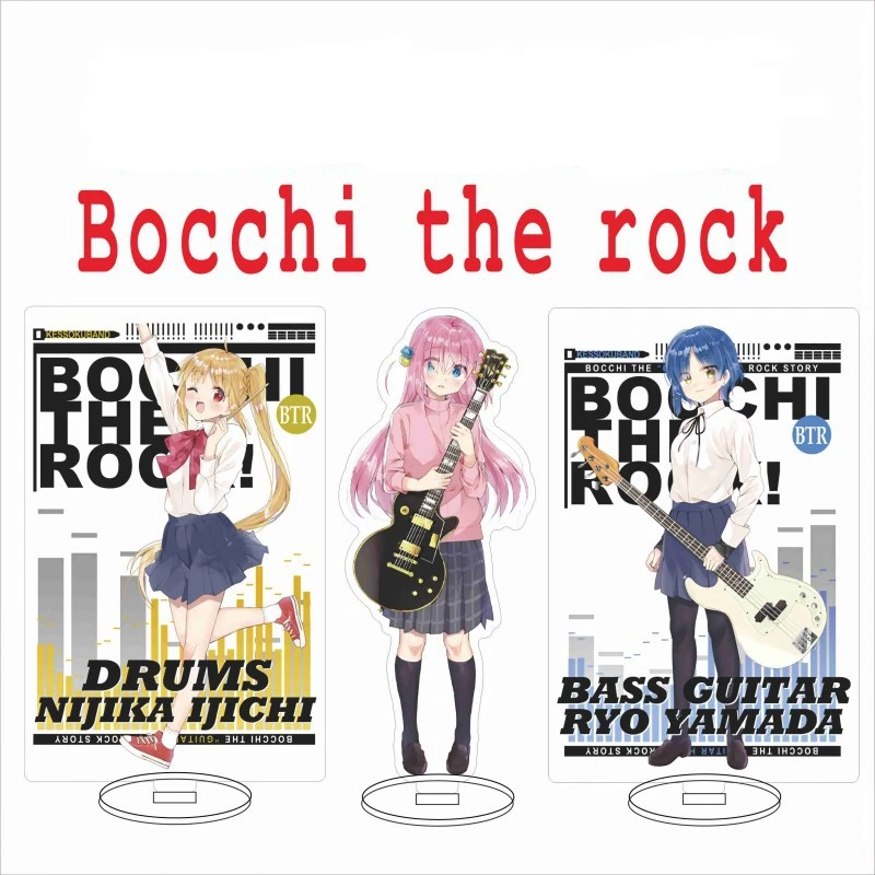 Anime Rock Figures Acrylic Stand Model Gotou Hitori Ijichi Nijika Yamada Ryo Kita Ikuyo Fans Collect Items Xmas Toys