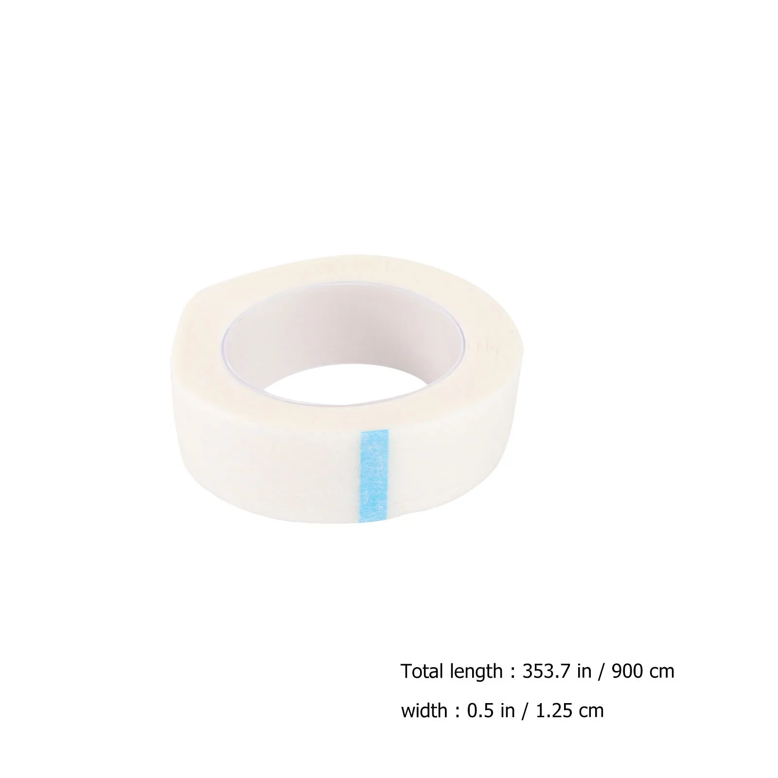 20 قطعة شريط عزل لملحقات رمش غير المنسوجة النسيج شريط لاصق لوازم صالون التجميل لاش فصل أداة البني