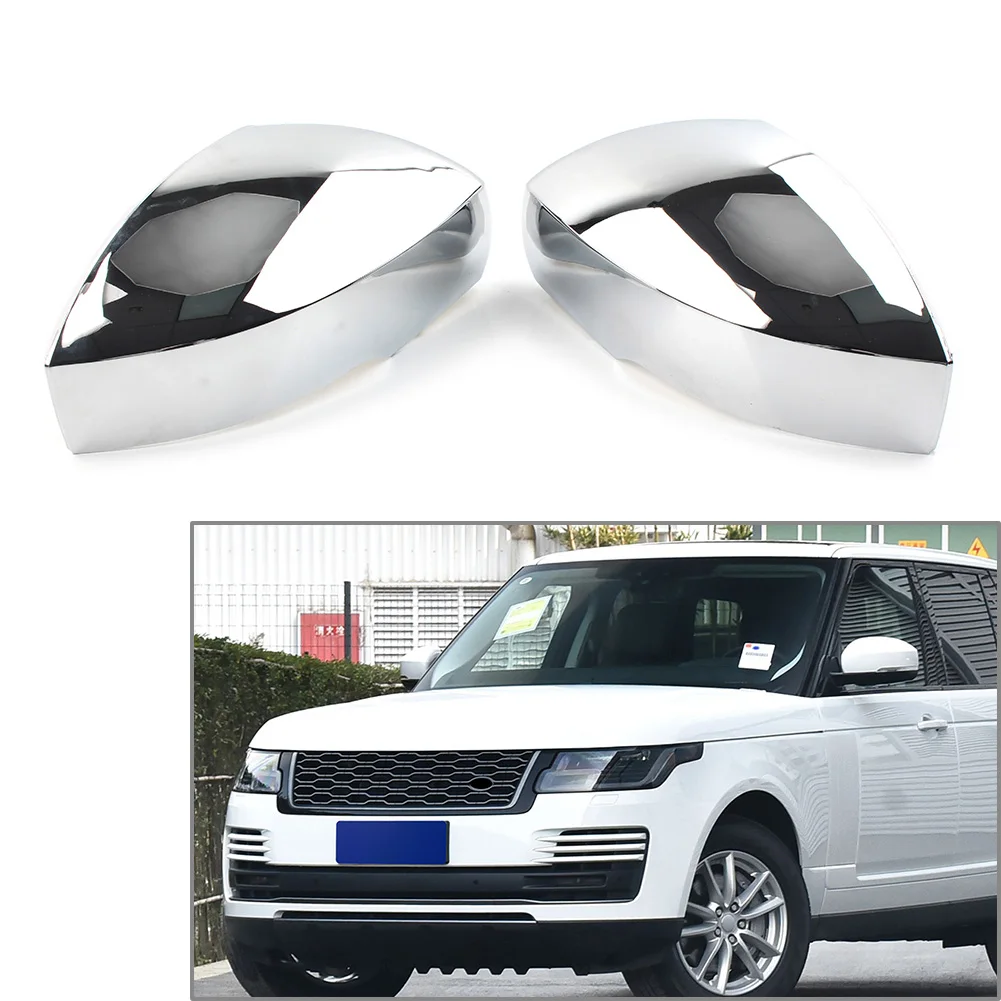 

Хромированная крышка зеркала автомобиля Sdie для Land Rover Discovery LR4 LR5 Range Rover L405 Sport Vogue, 2 шт., левый + правый