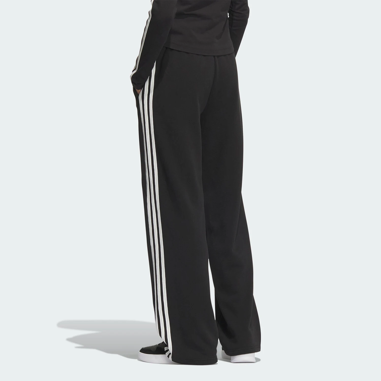 أديداس أوريجينالز 2024 سراويل نسائية جديدة غير رسمية مستقيمة قابلة للتنفس JN0762