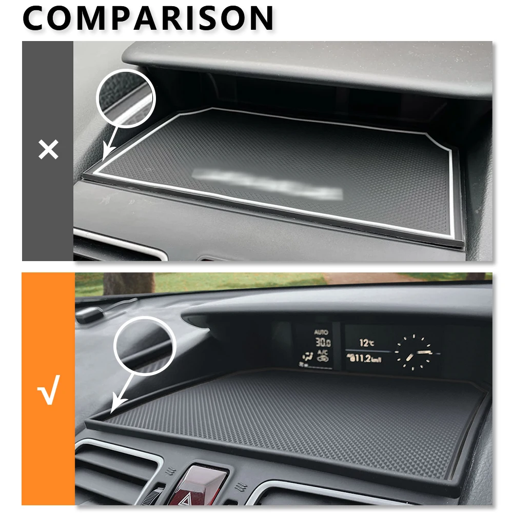 Auto Zentral steuerung Armaturen brett Pad rutsch fest für Subaru Förster 2012 2017 Cross trek-xv Impreza Telefon halter Matte – Detail 7