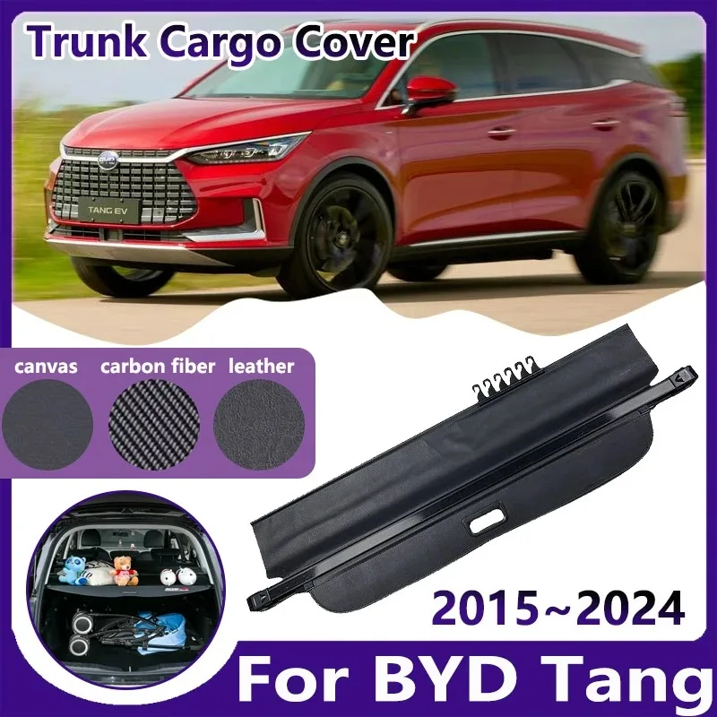 

Car Trunk Cargo Cover for BYD Tang Accesories DM-i DM-p Tan EV 2015~2024 Luggage Organizer Curtain Shades Shielding Retractable