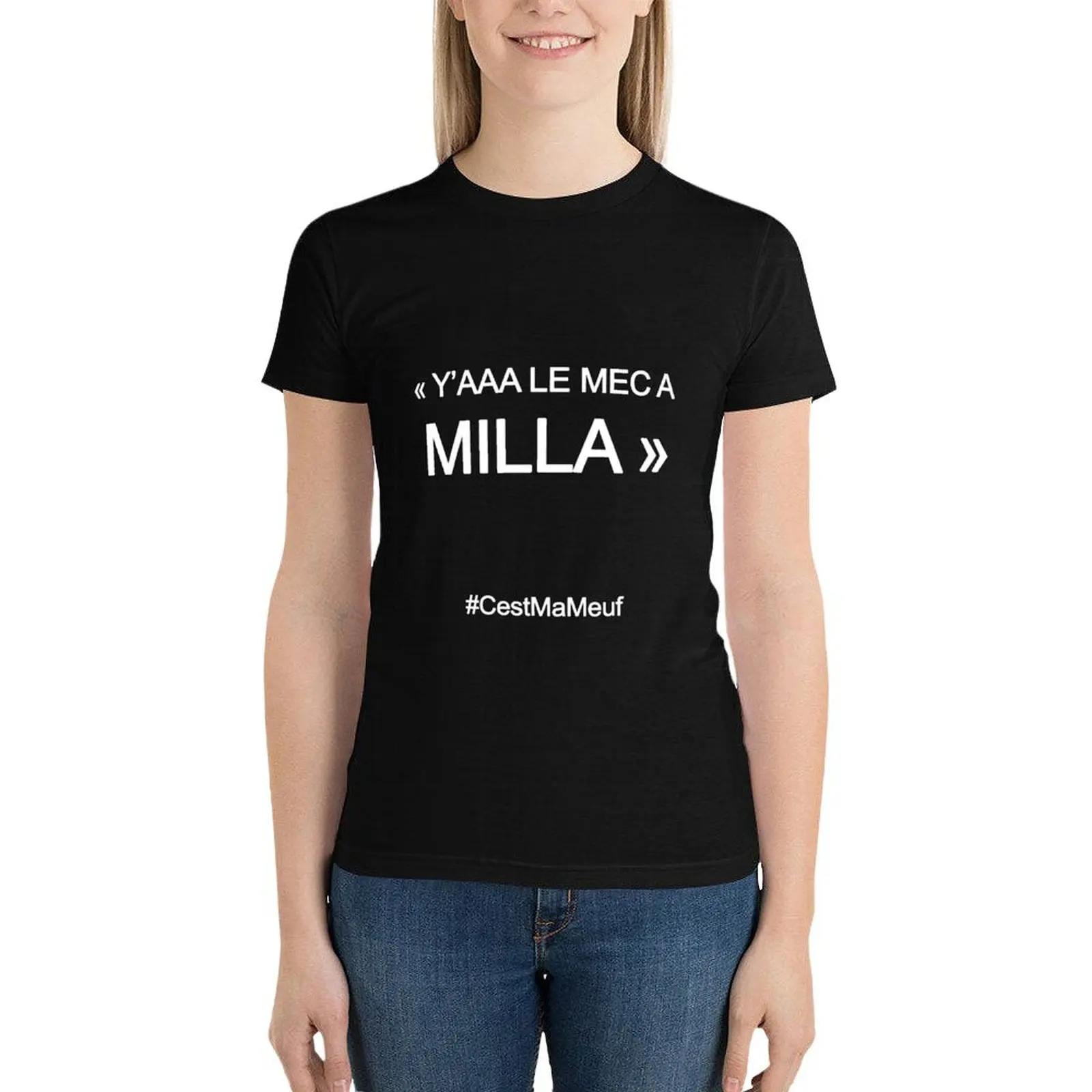 

There's the guy at milla T-Shirt hippie clothes tops plus size t shirts for Women loose fit