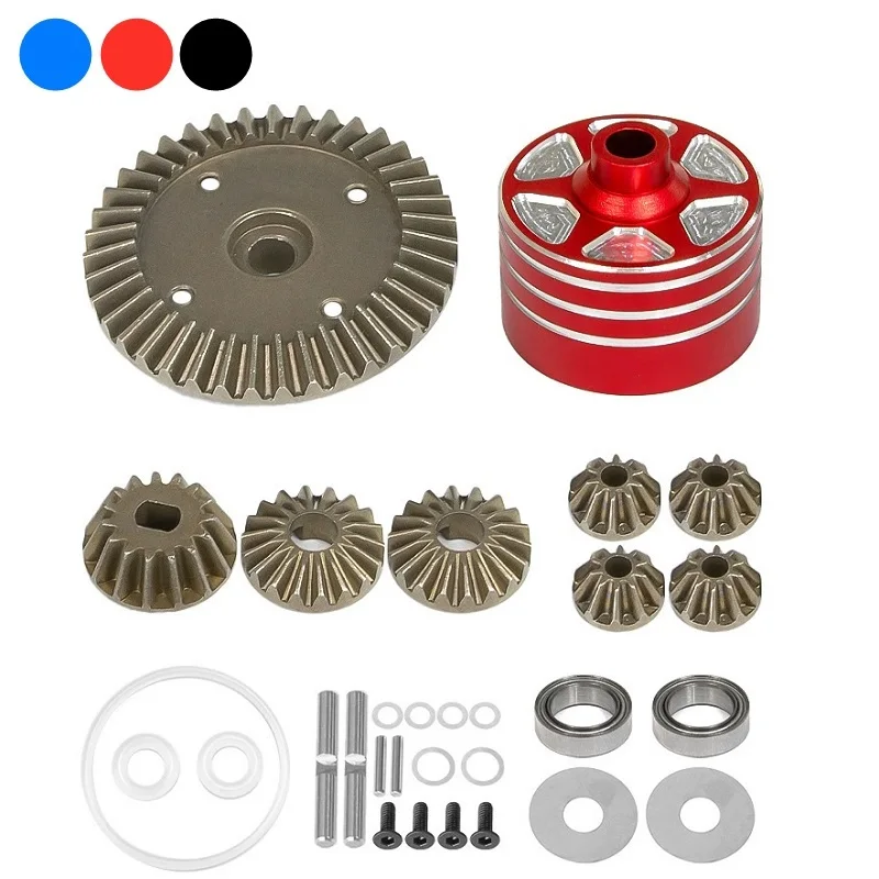 Metal Differential Case and Gear Set 22049 39T for Tamiya TT02 TT02B XV02 TT-02 TYPE-S 1/10 RC Car Upgrade Parts Accessories