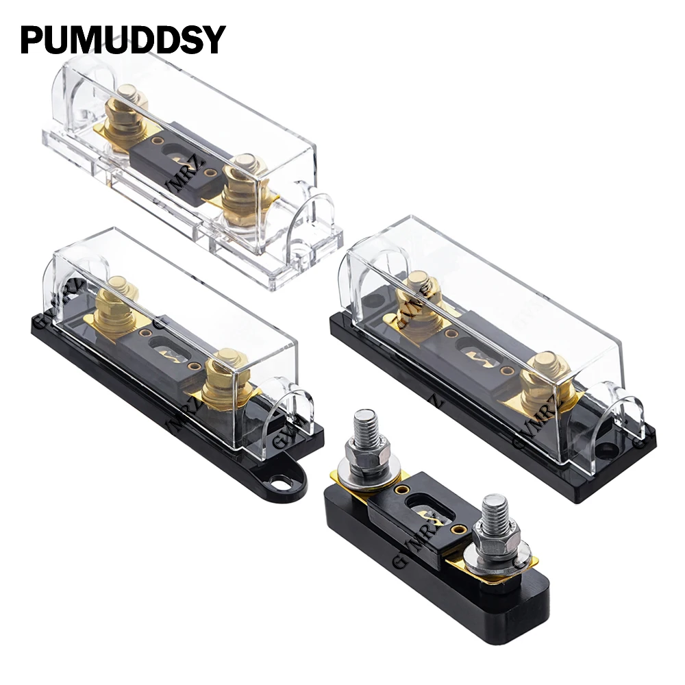 1Set 120 300 400 60 80 100 275 500 AMP ANL Fuse ANS Fuse Holder Bolt-on Fuse Automotive Fuse Holders Fusible Link With Fuse
