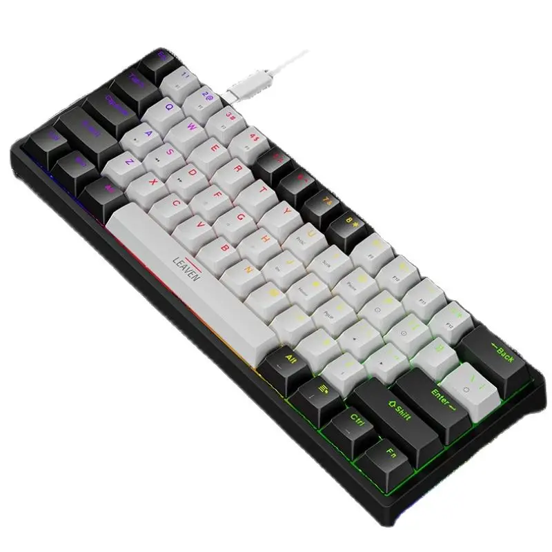 K620 Mini E-sports Wired And Wireless Bluetooth Gaming Mechanical Keyboard Backlit Rgb Gamer Mechanic Kit Pbt Type-c Keycap Hots