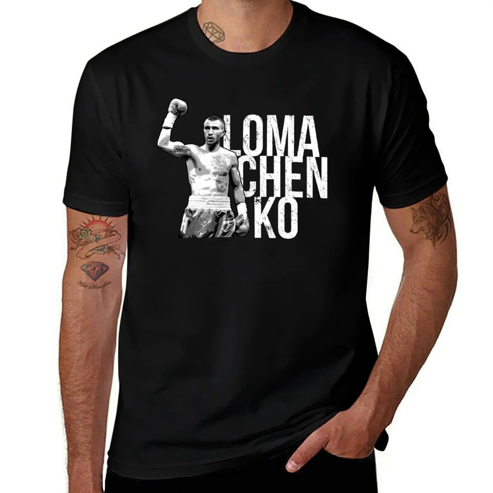 

Vasyl Lomachenko T-Shirt t shirt man casual printed t shirts for man T-Shirt