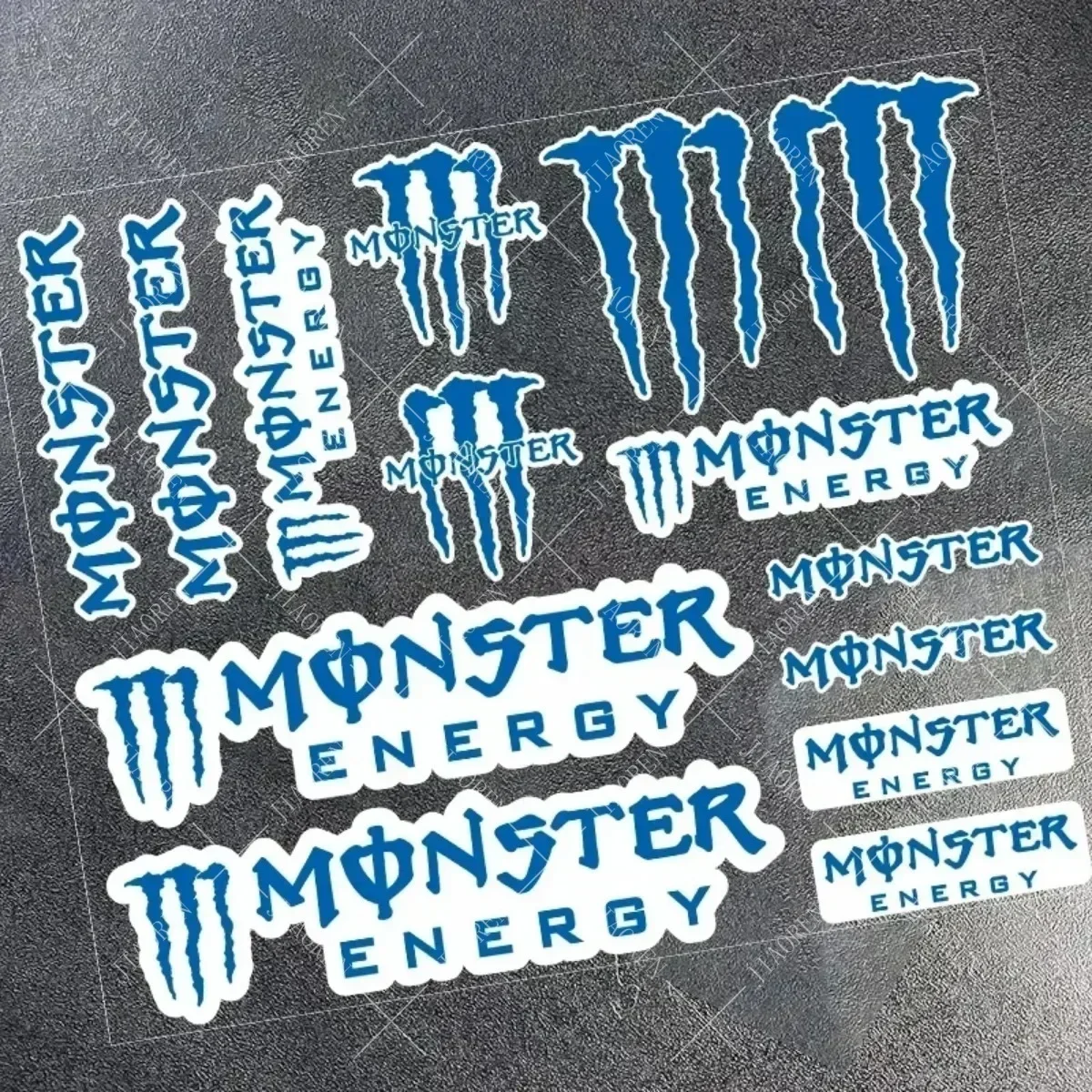 For Monster and Energy Motorcycle Side Strip Sticker Car Vinyl Decal  All Motorcycle Sticker Reflective Stickers Car Decoration