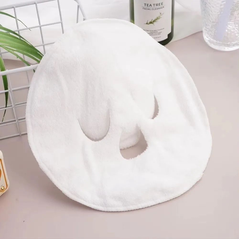 New Hot and Cold Compress Face Towel Masks Wet Compress Reusable Steam Face Towel Hanging Ear Facial Steamer