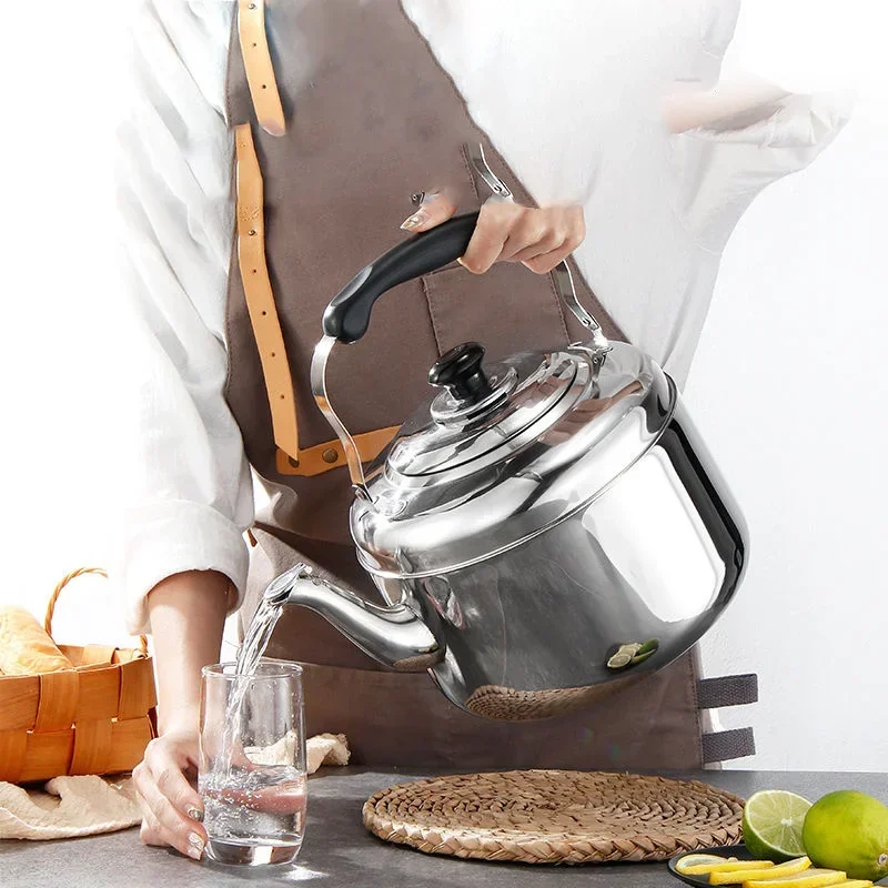 

Stainless Steel Thickened Kettle Gas Large Capacity Induction Cooker Gas Universal Whistling Whistling