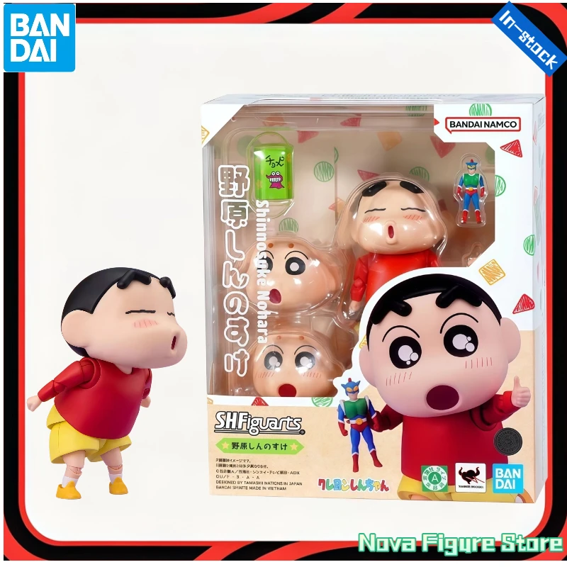 In Stock Bandai S.H.Figuarts Crayon Shin-chan Nohara Shinnosuke Articulated Finished Action Figure Toys Collection Gifts