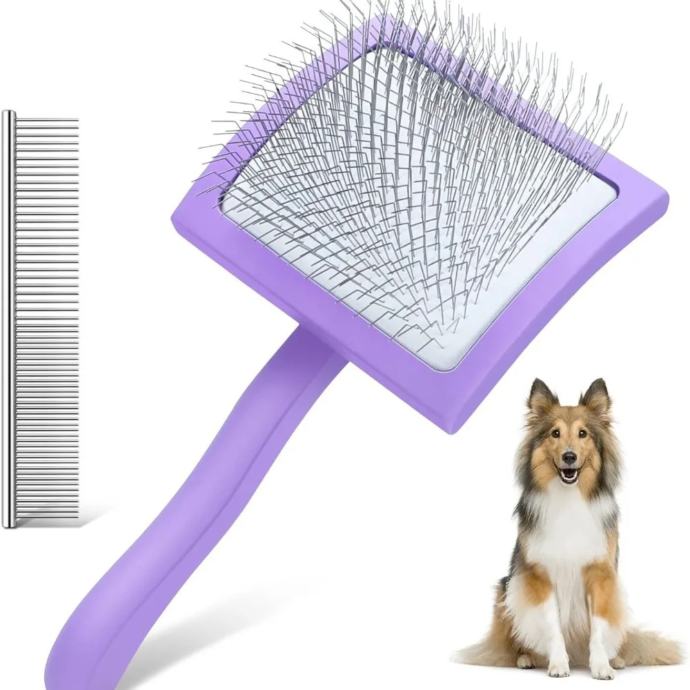 Pet Grooming Hair Remover Brush Manual Household Beauty Hairbrush Long Handle Professional Reusable Deshedding Rake