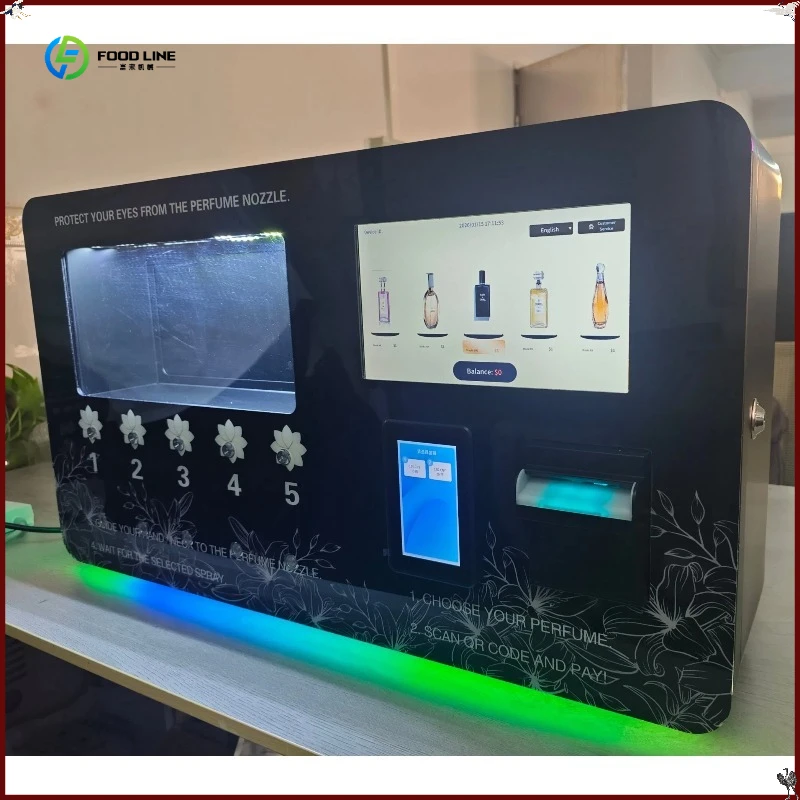 Automatic Perfume Vending Machine for Resort Fragrance Vending Experience with Premium Scent Distribution FL Customized