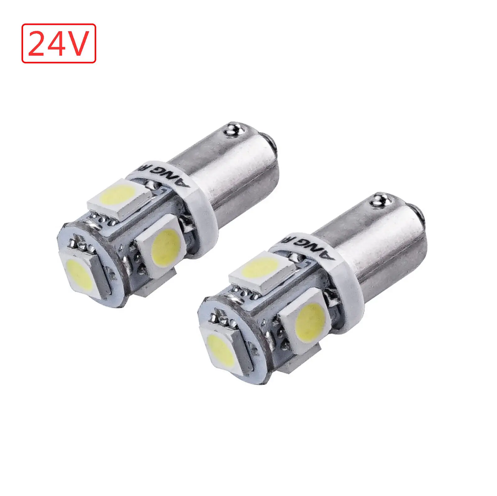 

2 BA9s T4W 233 5 SMD Светодиодная лампа Белый боковой внутренний светильник Hella Spot HGV Грузовик 24 В