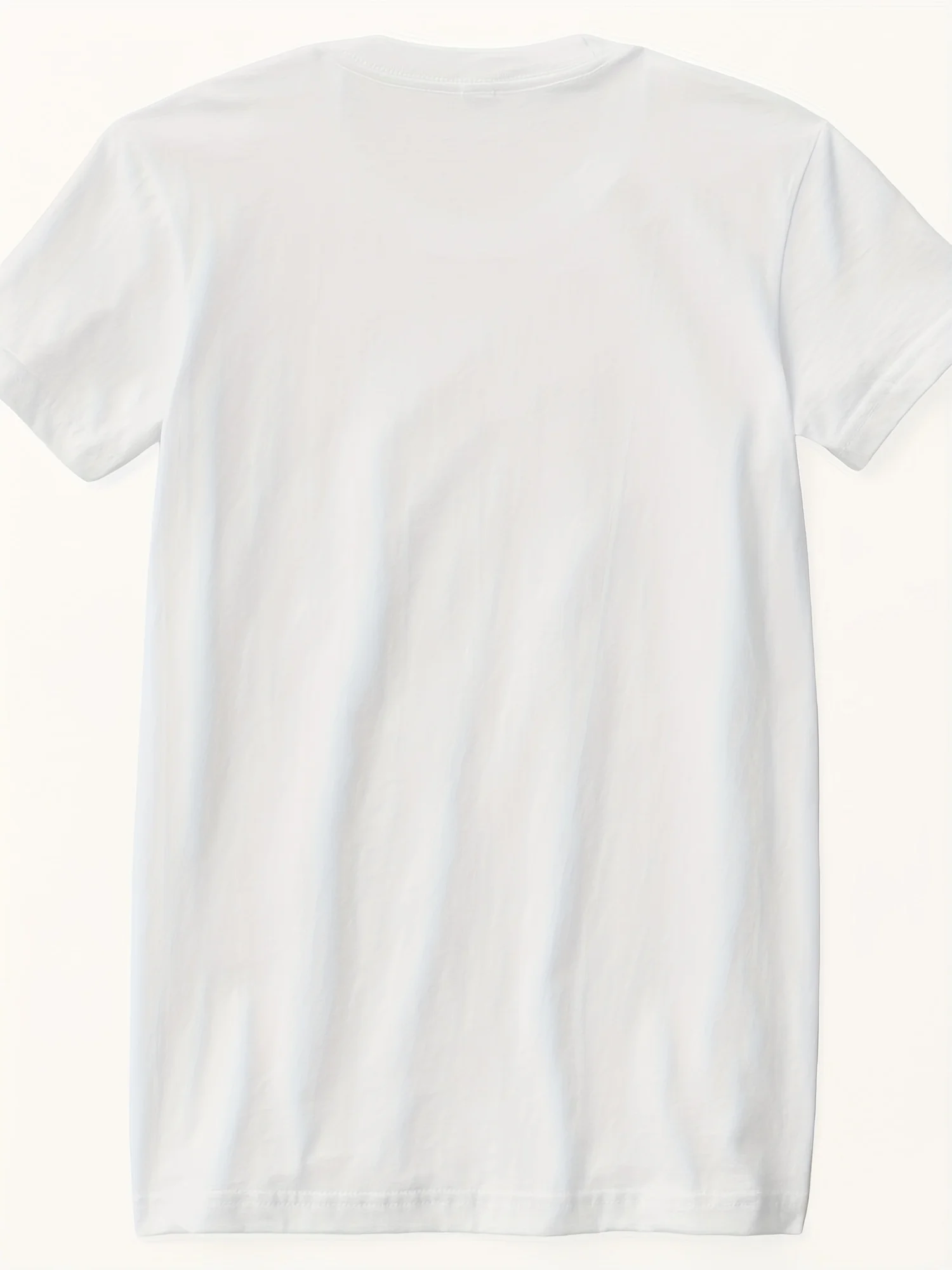 Camiseta feminina I DON T TRIP de algodão com ajuste confortável, ajuste regular, tecido leve elástico