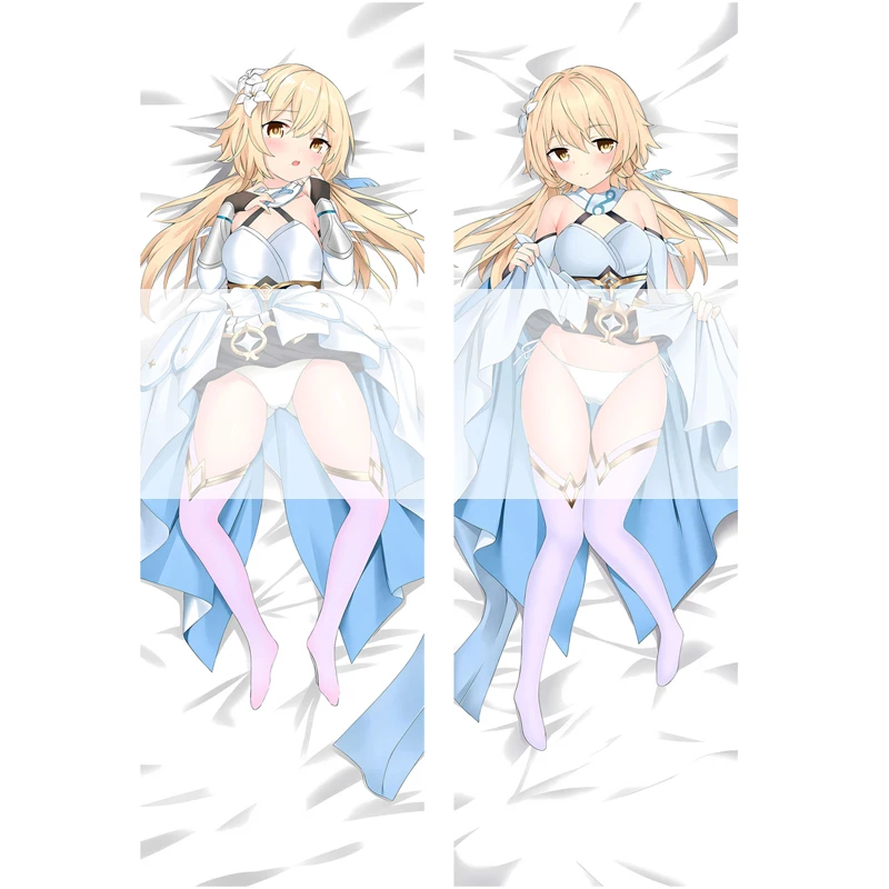 

Genshin Impact аниме обнимающее тело наволочка Galgame персонаж Lumine Dakimakura чехлы постельные принадлежности украшают наволочки