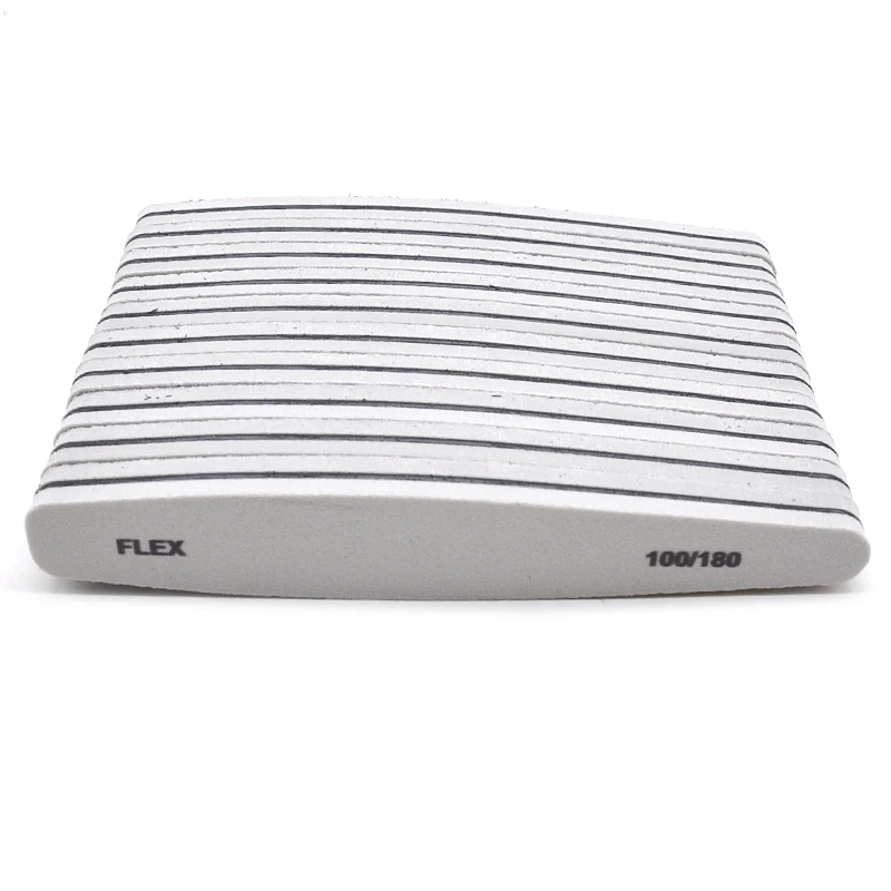 5/10P Nail Buffer Files 100/180 180/240 220/280 Grit Double Sided Sandpaper Sponge Block Nail Polish Manicure Tools Sanding File