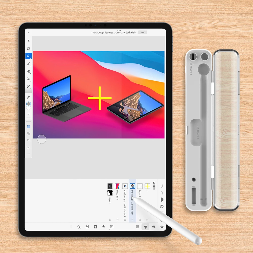 

Чехол для беспроводного зарядного устройства, защитный чехол для быстрой зарядки, держатель для ручки для беспроводной зарядки для Apple Pencil 1 2 для Apple Pen 1st