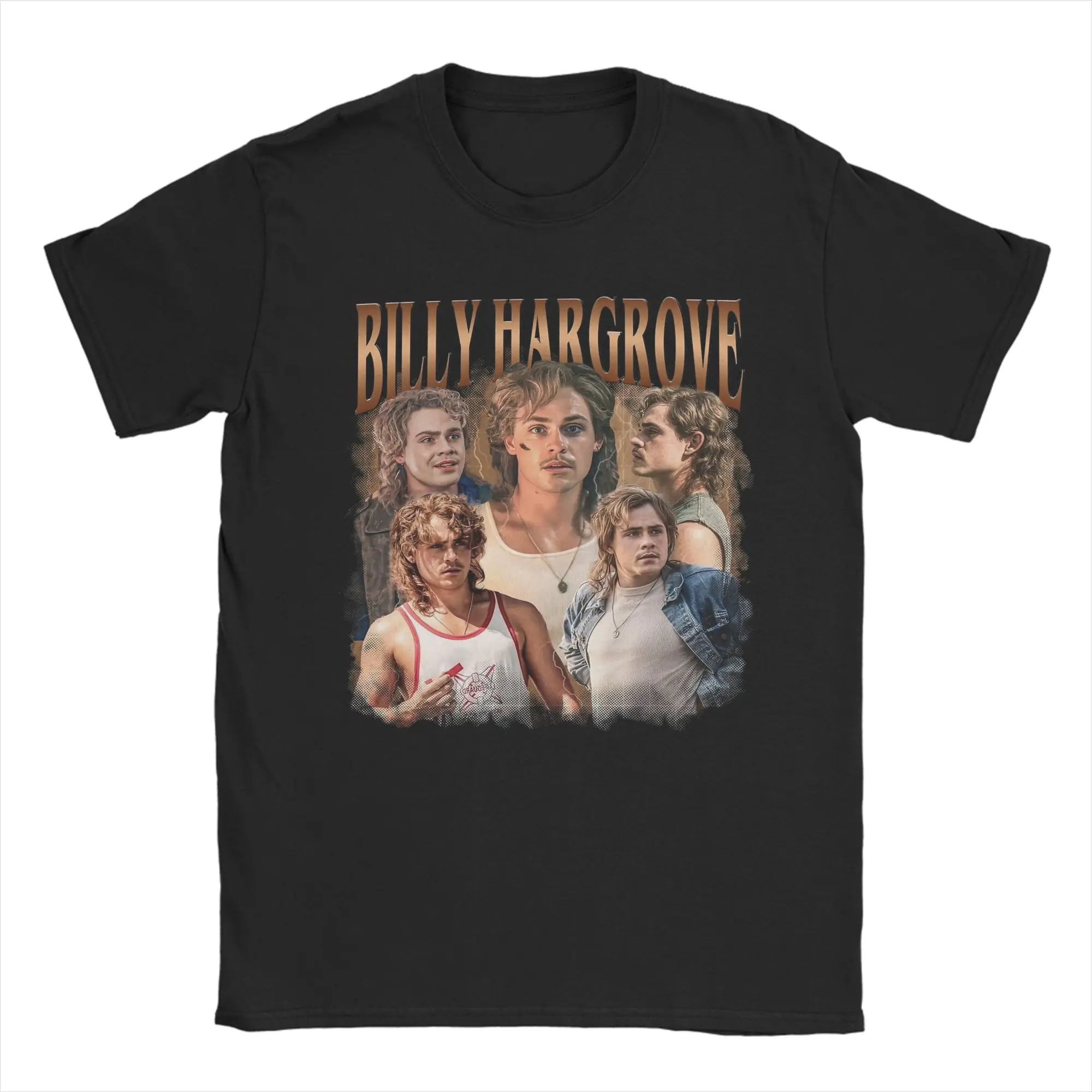 Men Billy Hargrove T Shirts  100% Cotton Tops Vintage Short Sleeve O Neck Tees Gift T-Shirts