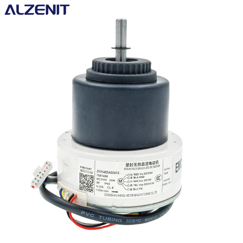 New For Haier Air Conditioner DC Fan Motor ZWK465A00410 DC310 35W 1300r/min 1561456 Conditioning Parts