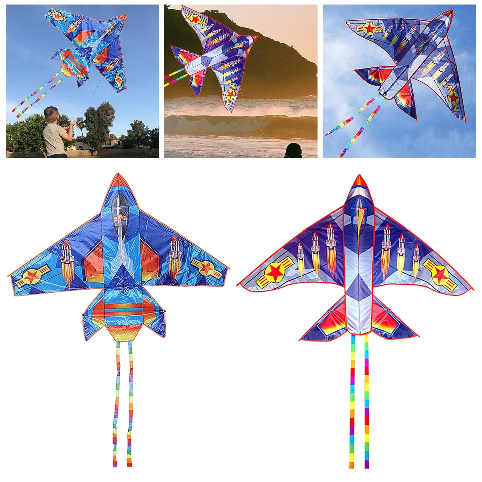 

Funny Fighter Flying Game Colorful Outdoor Sports for Kids Children