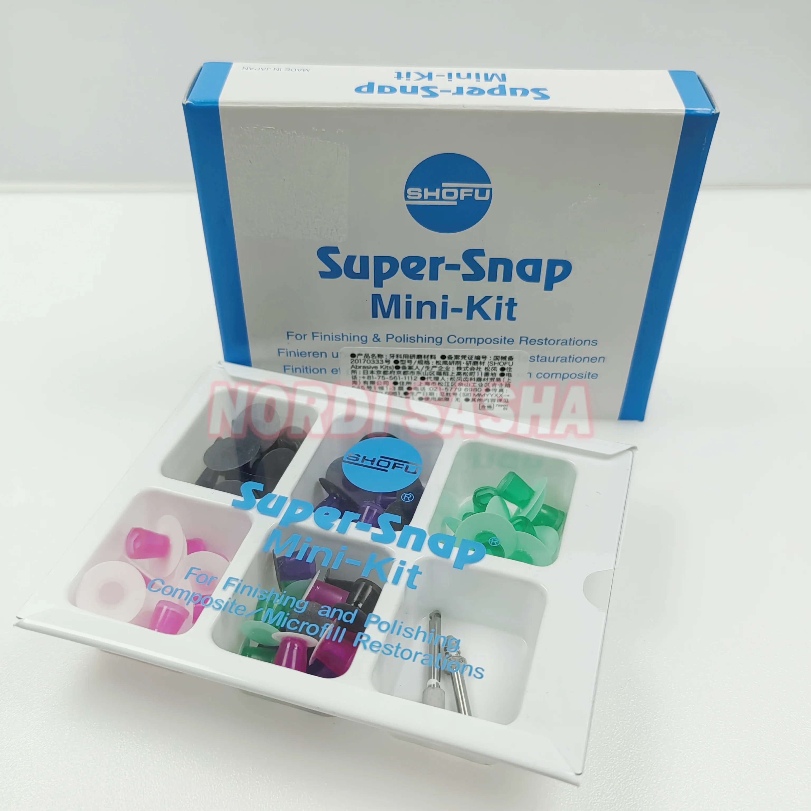 Small/Large Set SHOFU Super-Snap Rainbow Technique Kit Dental Polishing Discs CA 0500 SHOFU Rainbow Strips Polishing&Finishing