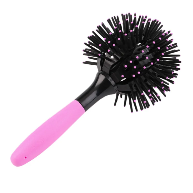 3D Round Hair Brushes Comb Salon Make Up 360 Degree Ball Styling Tools Magic Detangling brush Heat Resistant  