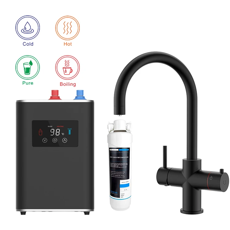 

Iwater Modern Under Sink Purifier Filter Cold Instant Heating Hot Water Faucets Mixer Kitchen Tap For Safe And Clean Drinking