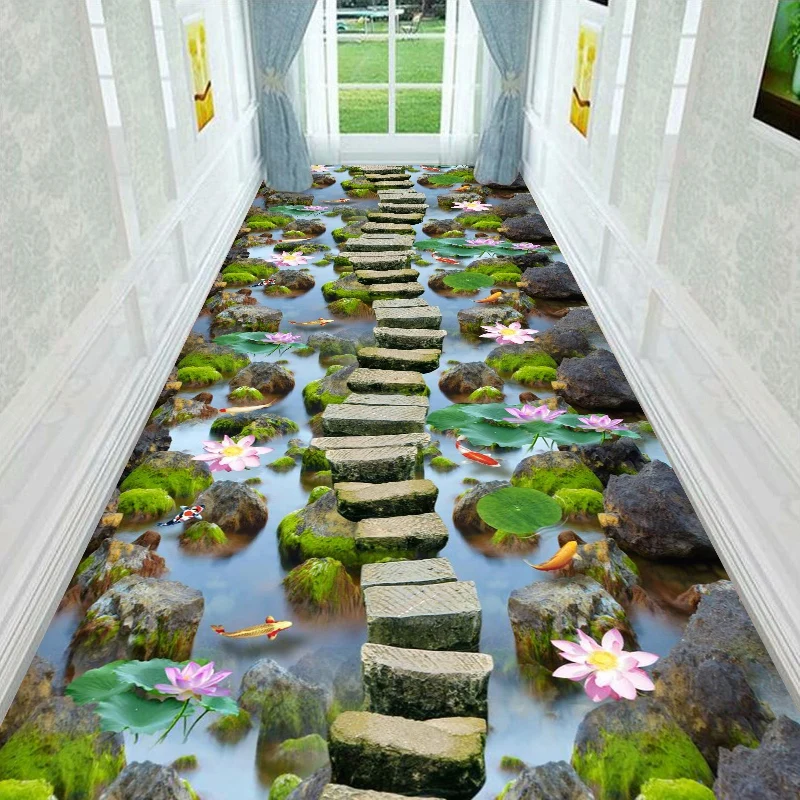 VIKAMA Blume 3D Landscape Rug 5