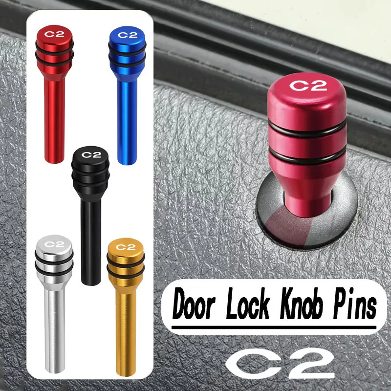 

2 шт./4 шт. модифицированные крышки штифтов замка двери автомобиля для Citroen C2 Logo C1 C3 C6 C8 DS3 DS6 DS7 JUMPY, колпачки для автоматических дверных ручек