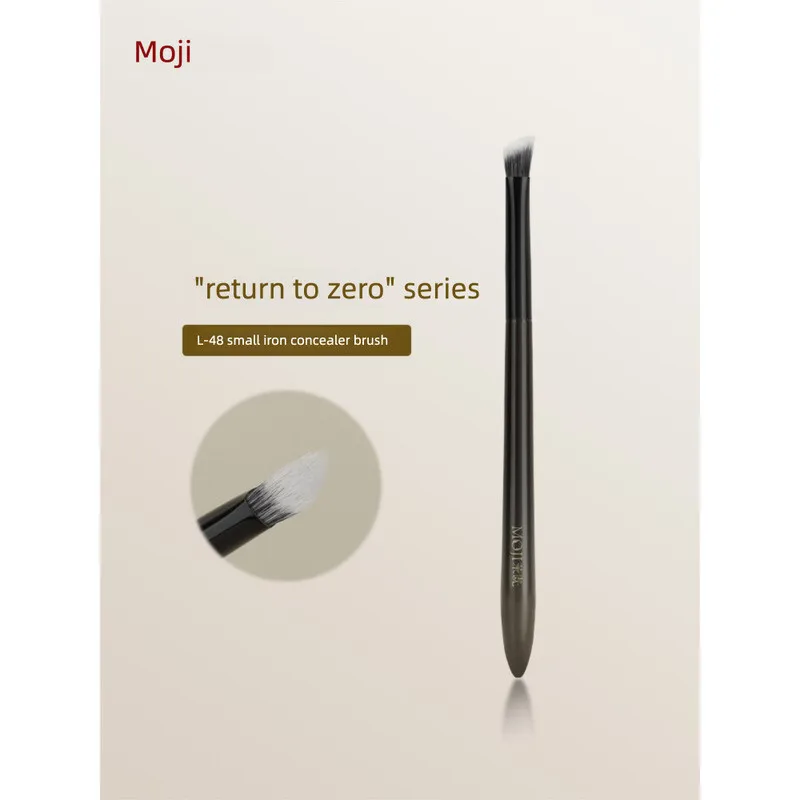 

Moji L48 Makeup Brush, Small Iron, Concealer Brush, Acne Marks, Dark Circles, Spots, Tear Troughs, Flawless Concealer Brush