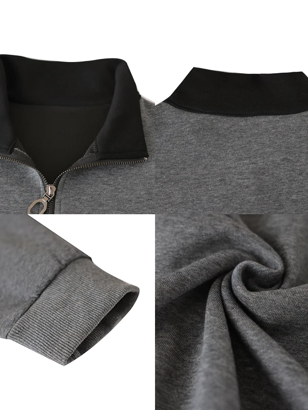 Sweat-shirt tendance pour femmes, ample, décontracté, couche de Base, haut Faion, amincissant, fermeture éclair, automne hiver, confortable, Long, Sve