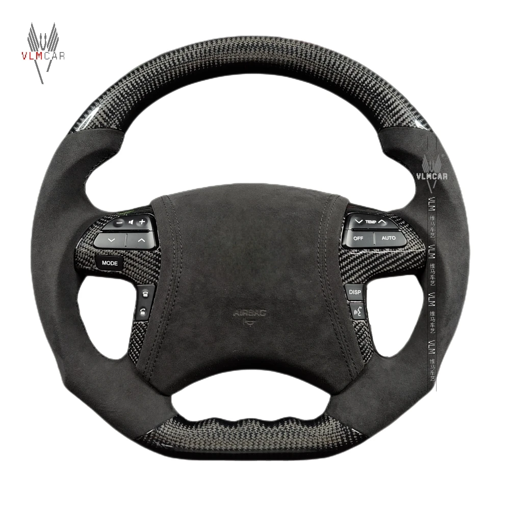 VLMCAR TRD Style Private Custom Carbon Fiber Steering Wheel for Toyota 2009 Camry / Avalon Customize All Model Year Bodykit