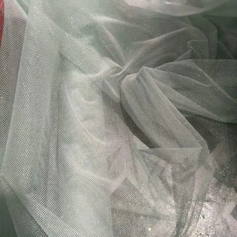 Glitter Sequin Mesh Fabric for - огляд і ціна Crystal Mesh Fabric