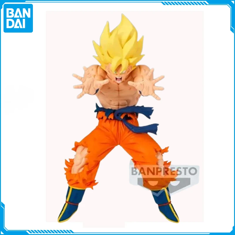 

В наличии Banpresto Dragon Ball Z Match Makers Super Saiyan Son Goku Фигурка Аниме Оригинальная детская коробка Модель Игрушечные куклы Подарок