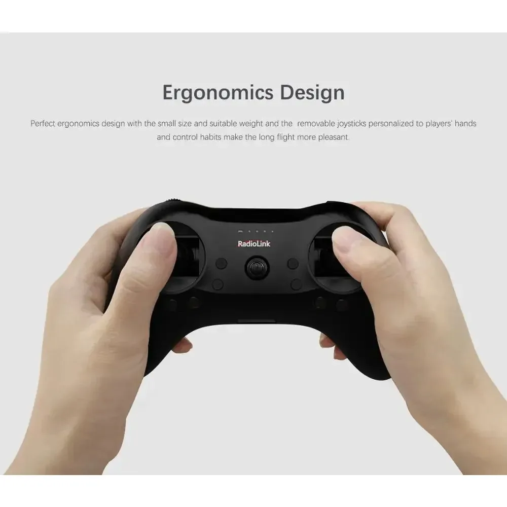 UniFlylink T8S 8CH Mini RC Transmitter And R8FM R8EF Receiver 2.4G  Remote Handle Gamepad Controller