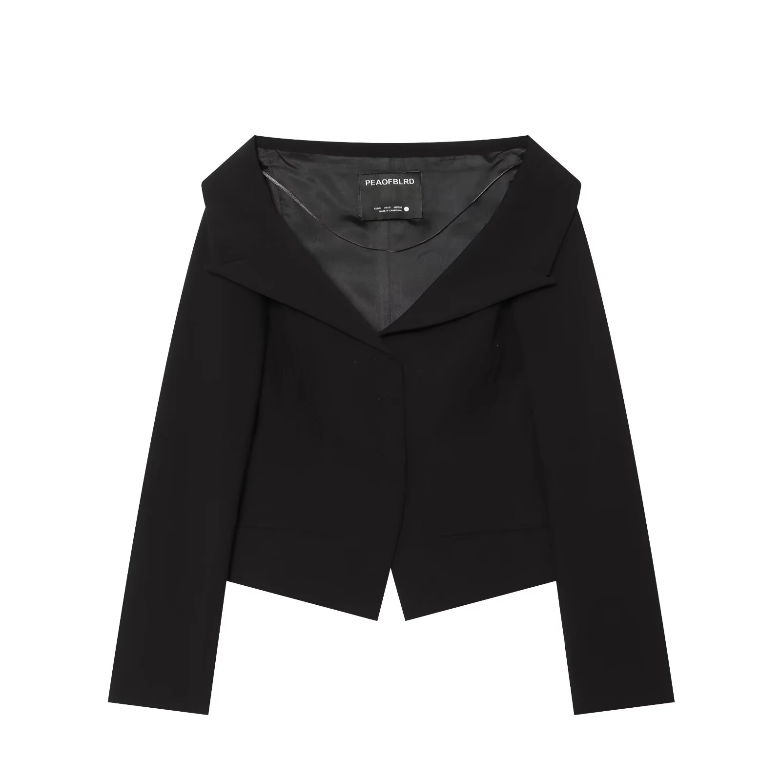 Europäischer und amerikanischer Stil 2026 Sommer Neu Damen Langarm Vielseitiger Kragen Slim Fit Anzugjacke