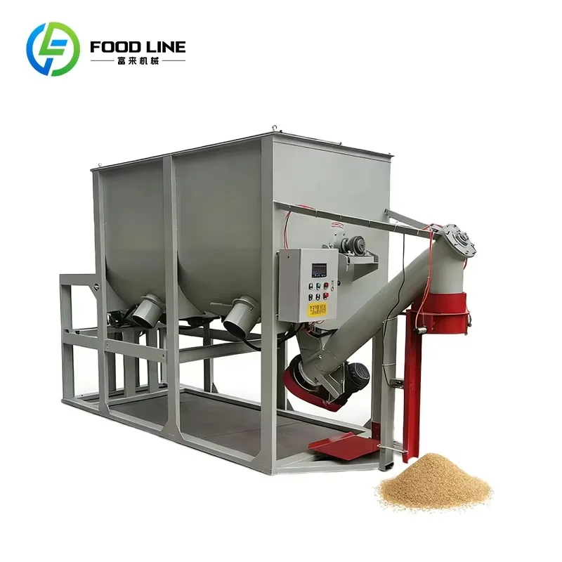 Commercial Feed Mixer Machine Automatic Animal Feed Blending Equipment for Poultry Cattle Farm
