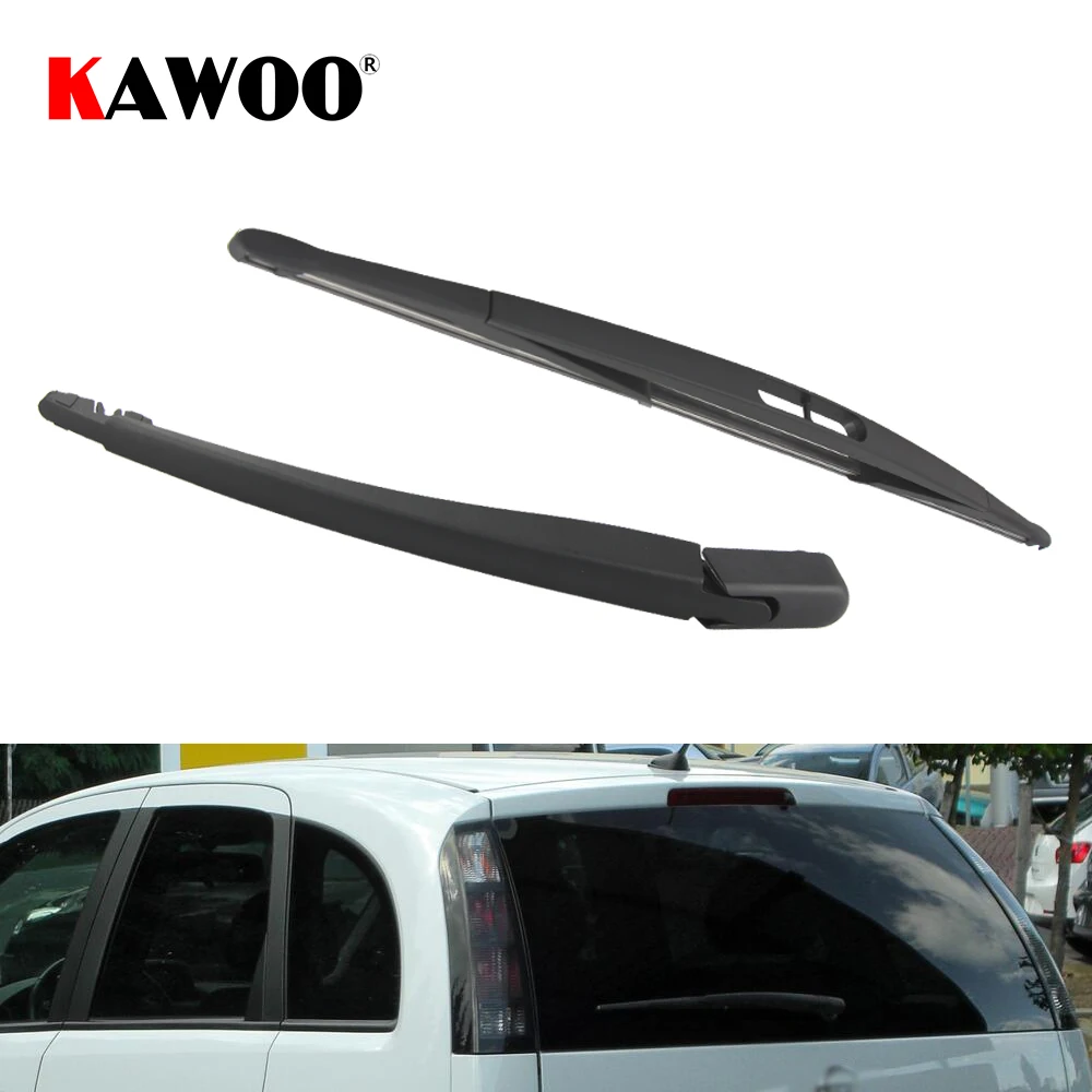 KAWOO Car Rear Wiper Blades Back Window Wipers Arm For Opel Meriva A Hatchback (2003-2010) 410 mm Auto Windscreen Blade