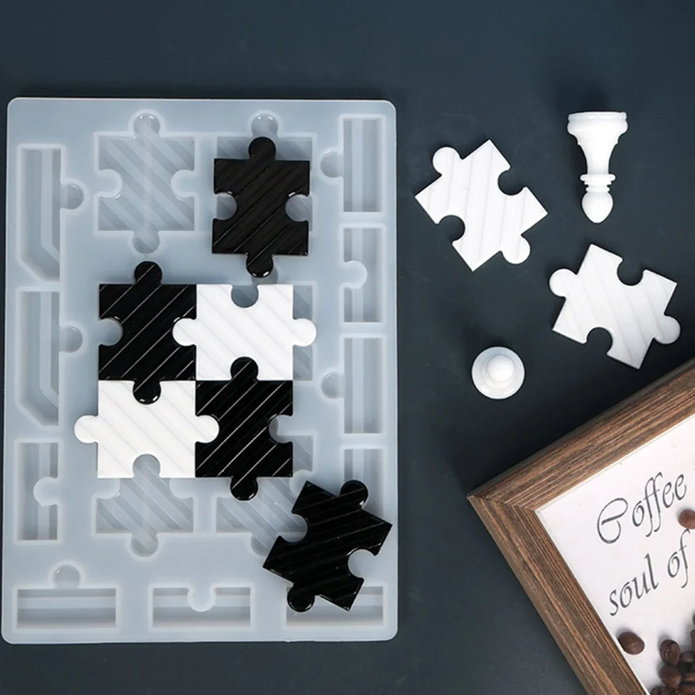 

1 set Chess Pieces Silicone Mold DIY Epoxy Resin Craft Molds for Making Chess Set Gifts Teenagers Puzzle Board Game