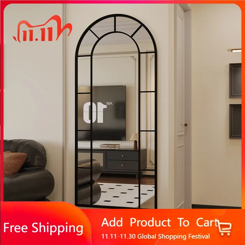 กระจกตกแต่งสไตล์โมเดิร์น มินิมอล ศิลปะยุโรป วินเทจ สำหรับสาวๆ ดีไซน์สร้างสรรค์ ตั้งพื้น ดีไซน์เก๋ หรูหรา ผลิตภัณฑ์กระจก