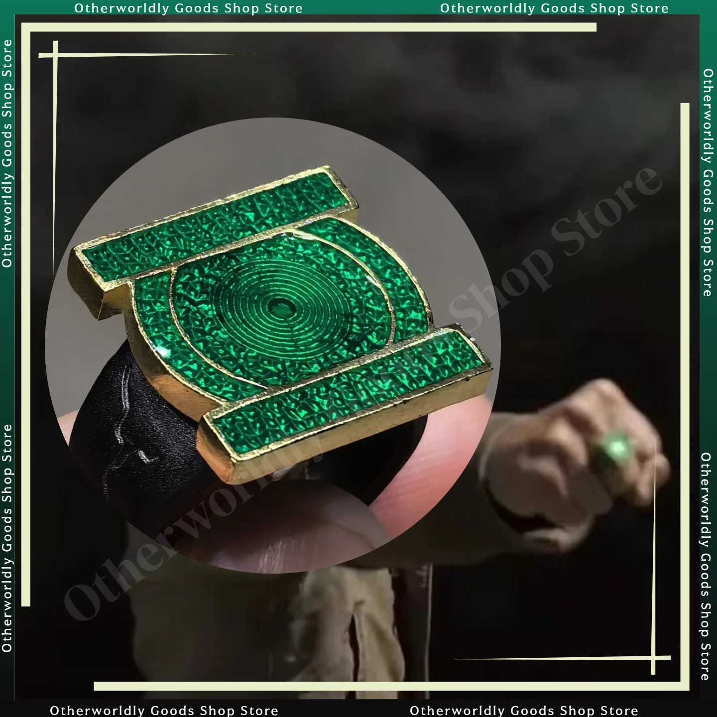 Men Accessories Jordan - Bague de cosplay Green Lantern Hal