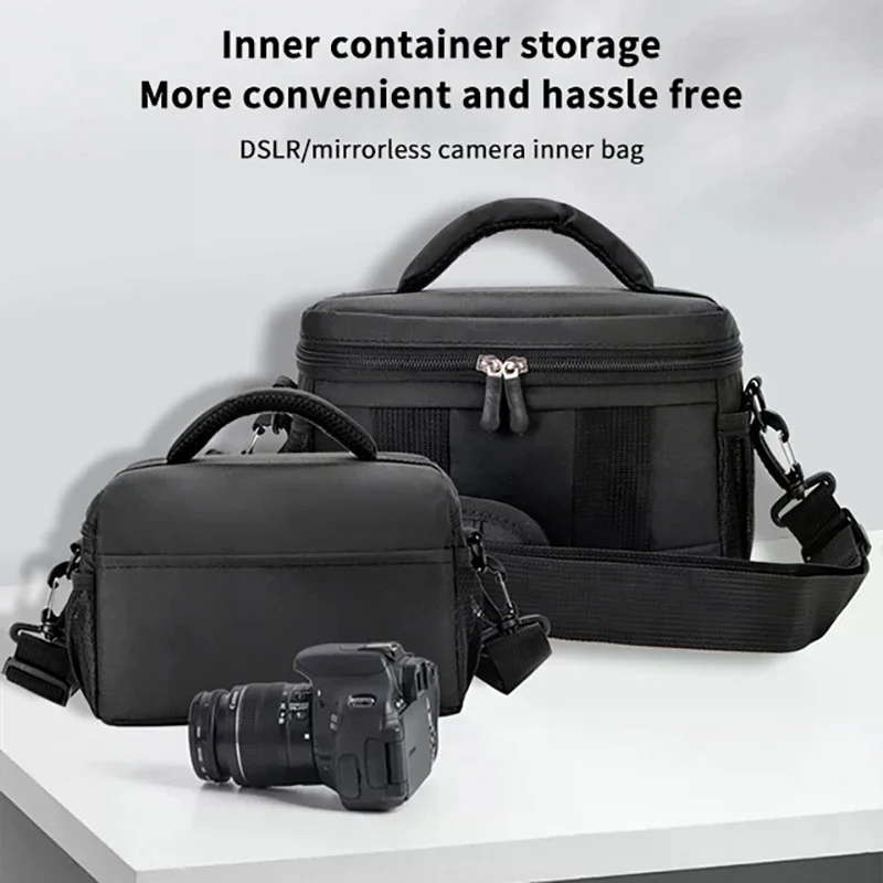 Waterproof  Camera Bag Shoulder Crossbody Bag ﻿for     Lens Pouch Bag Portable Photographer Photo Bag