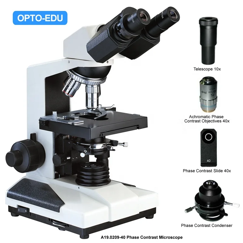 OPTO-EDU A19.0209-40 Phase Contrast Microscope