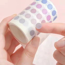 Kawaii Colorful Dot Washi Tape adesivi di cancelleria decorazione nastro adesivo per mascheratura materiale scolastico coreano nastro per diario 10 colori