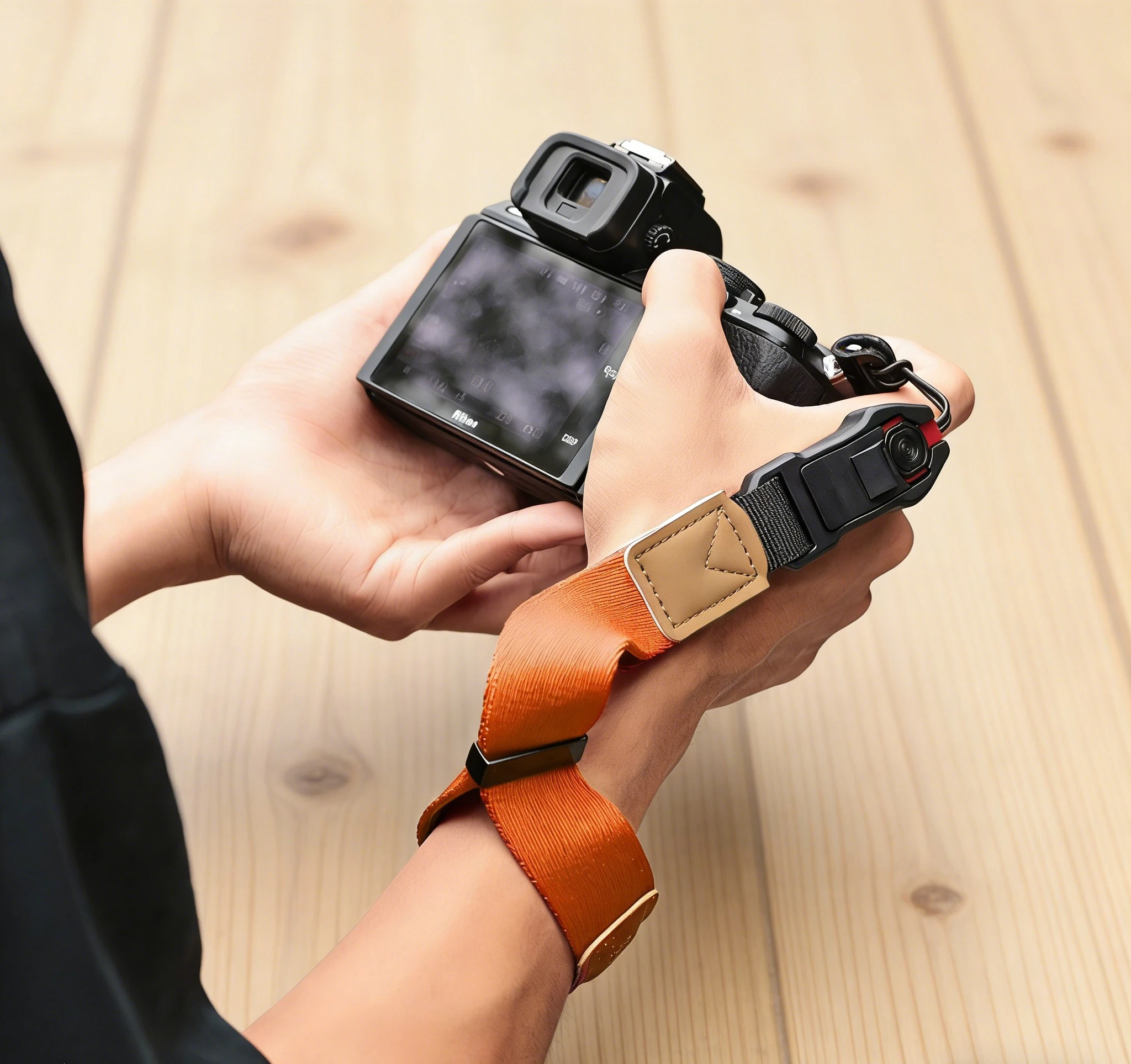 Camera Wristband Suitable for Sony Canon Fuji Panasonic Leica Magnetic Wristband Compatible for PD Camera Accessories