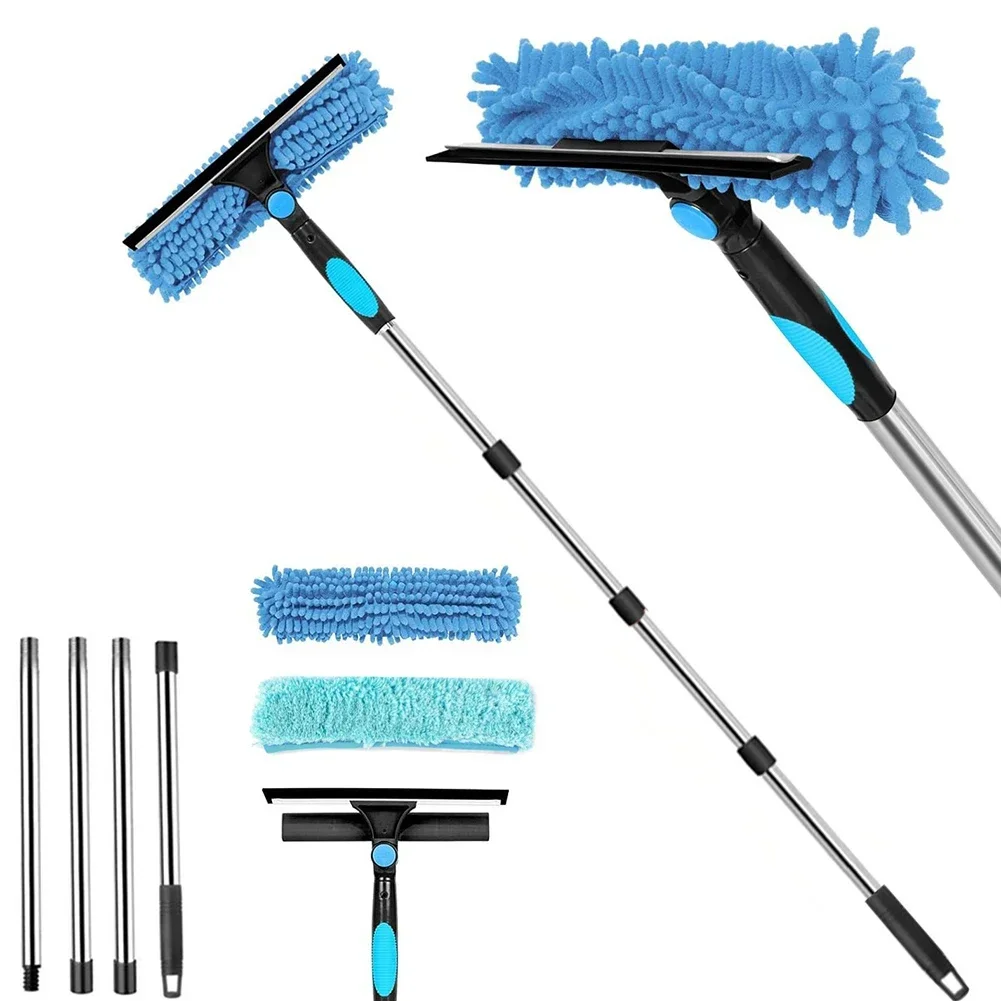 

Double Sided Window Glass Cleaning Tool for High Rise Buildings Ergonomic Non Slip Handle for Easy Maneuvering