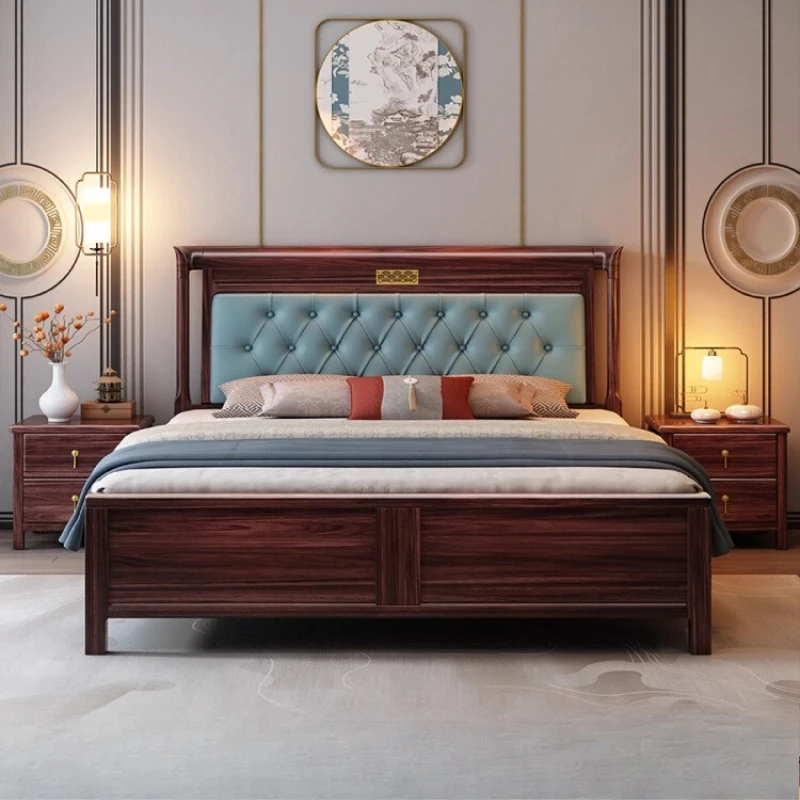 

180x200 см свадебная двуспальная кровать в главной спальне, современная кровать размера «king-size», деревянное изголовье, роскошная мебель для спальни, полный комплект